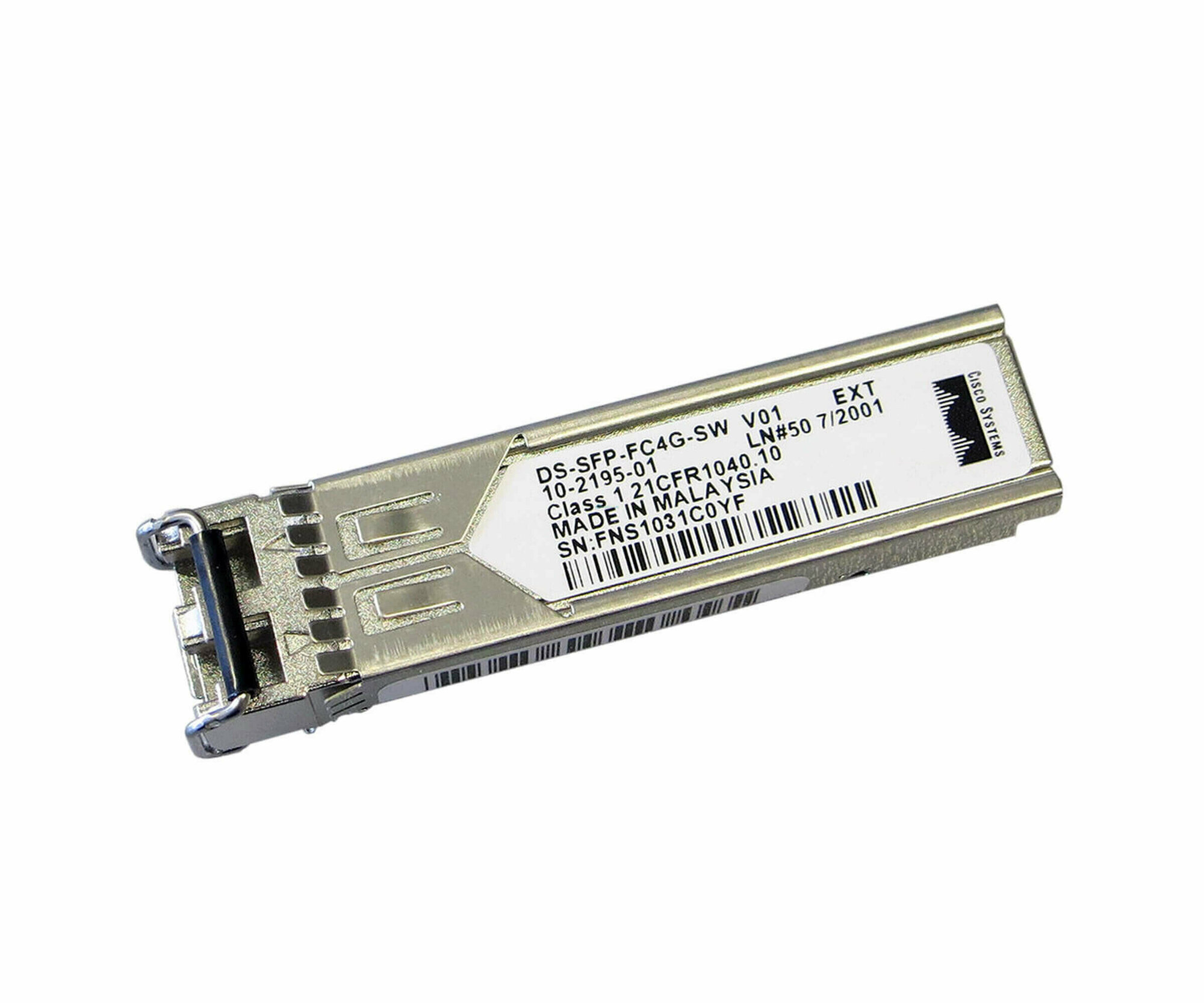 Трансивер Cisco DS-SFP-FC4G-SW 4 Gbps Fibre Channel-SW SFP LC spare