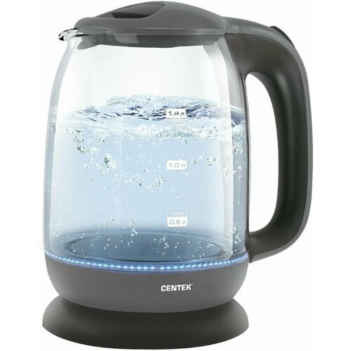 Чайник электрический CENTEK CT-0034 2200Вт серый 248100₽