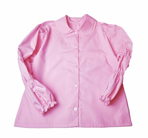Школьная блуза, размер 110/60, розовый
