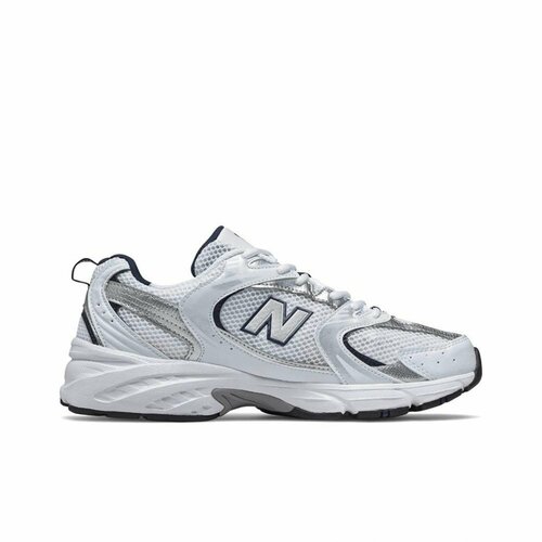 кроссовки new balance zapatillas navy Кроссовки New Balance 530, полнота D, размер 38.5 EU, белый, синий