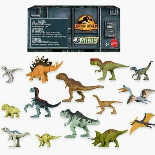 Мир Юрского периода: сюрприз бокс миниатюрные фигурки динозавров