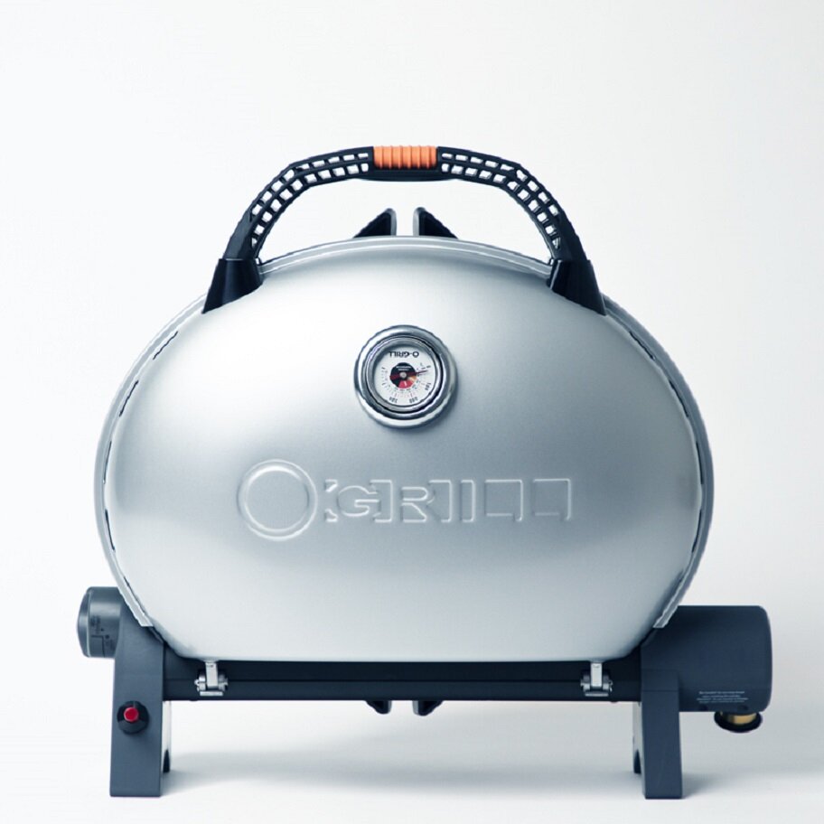 Газовый гриль O-GRILL 500MТ bicolor black-silver (серебристый) + адаптер А