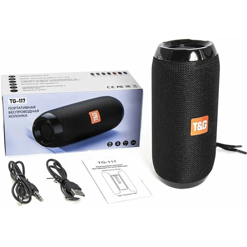 Портативная акустика TG TG-117 RU 10 Вт черный 99000₽