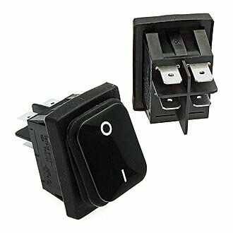 фото Клавишный переключатель SB089 IP65 on-off 22x30mm (RUICHI)