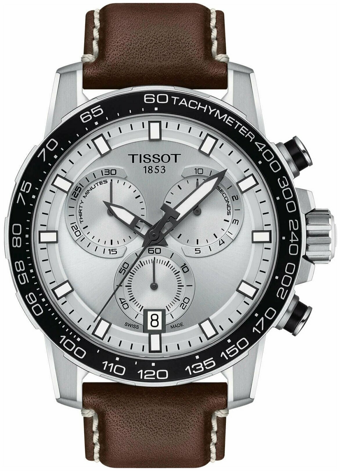 Наручные часы TISSOT T-Sport, серый, коричневый, серебряный, мультиколор