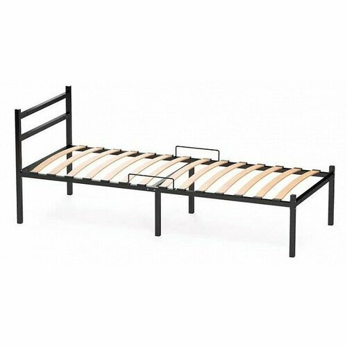 Кровать односпальная Элимет 2000x900, Цвет корпуса: бежевый, черный