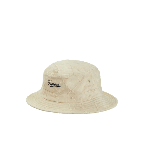 Панама Supreme, размер M/L, бежевый кепка supreme punched denim camp cap размер onesize голубой