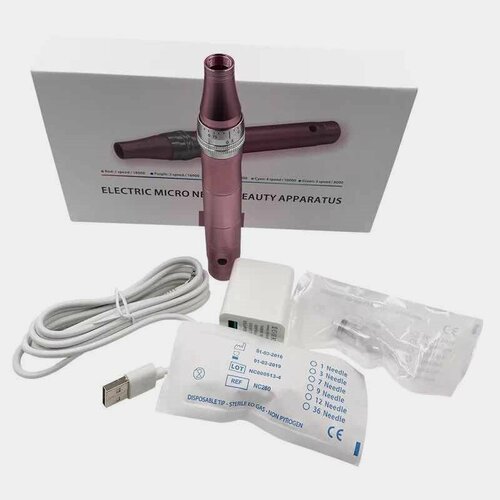 Дермапен Electric Micro Needle Beauty Apparatus Аппарат для фракционной мезотерапии лица микронидлинга электрический мезороллер дермапен 499000₽
