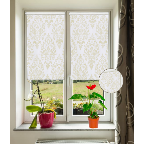 Рулонная штора 90 на 180 см