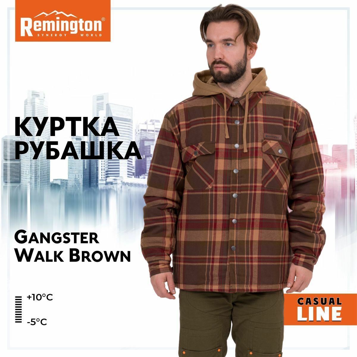 Куртка-рубашка Remington Gangster, р. L UM1208-763