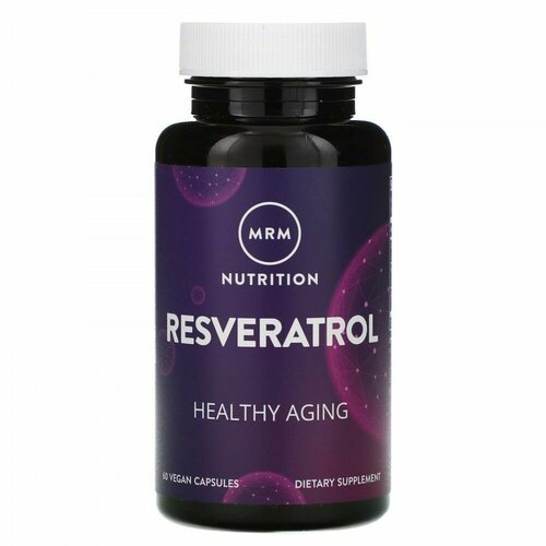 MRM Nutrition, Ресвератрол, Resveratrol, 60 капсул