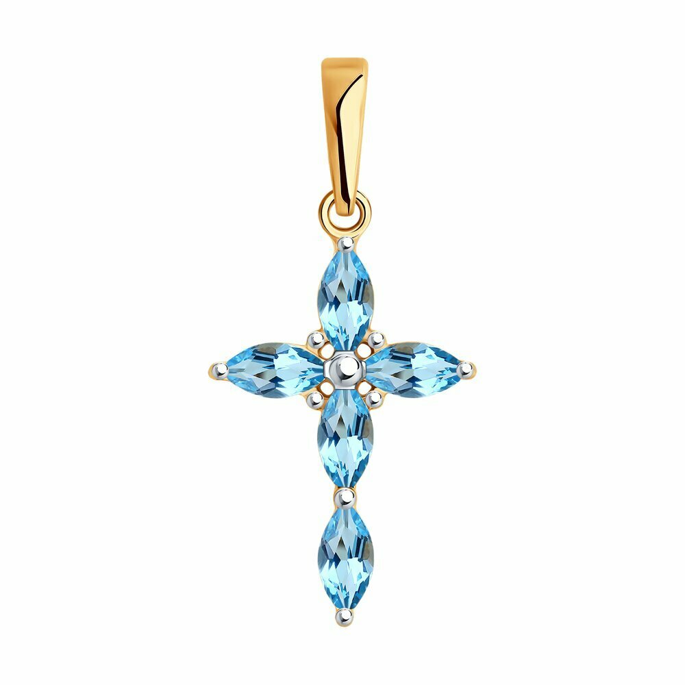 Подвеска Diamant из золота с топазами 51-330-02326-1 