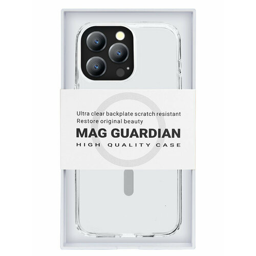 Чехол с MagSafe для iPhone 15 Pro MAG GUARDIAN-Силиконовый