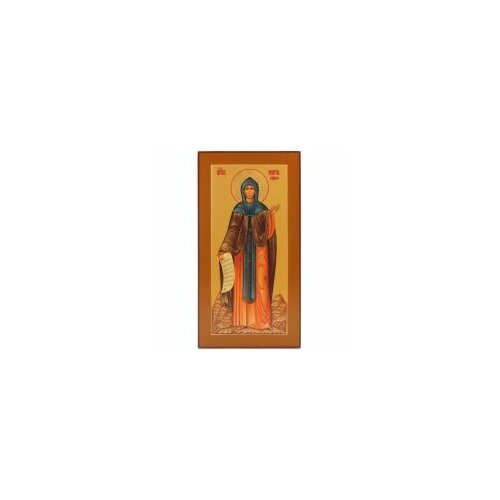 Икона 13х25 Мария Хиданская, письмо, темпера, золочение #166487