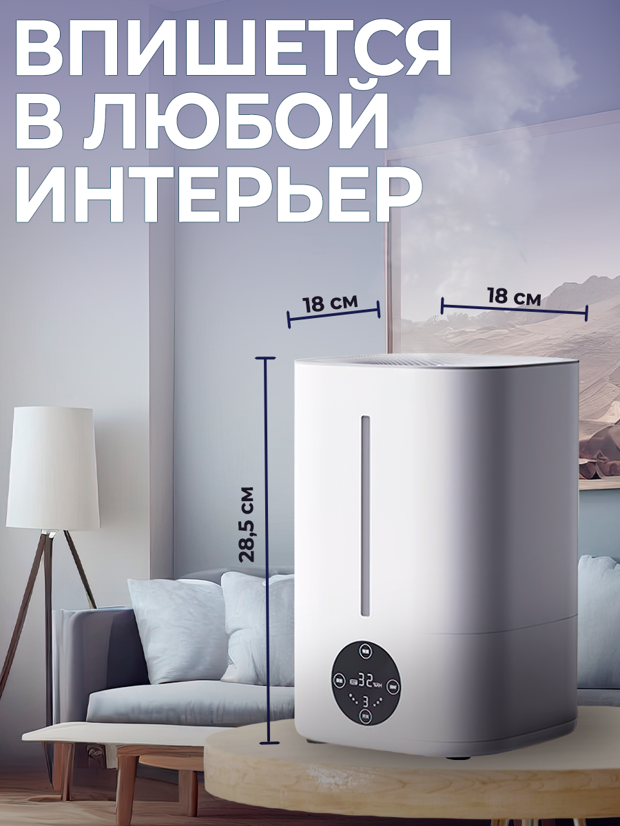 Увлажнитель воздуха Lydsto Humidifier F200S (5Л) EU - фотография № 5