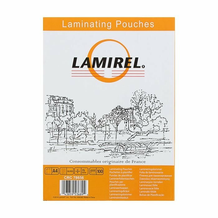 Пакетная пленка для ламинирования Lamirel А4 LA-78656 75 мкм