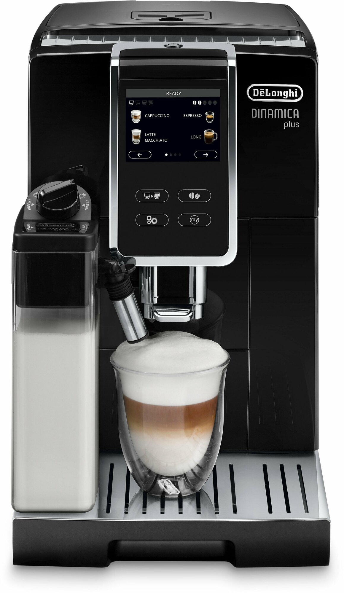 Кофемашина автоматическая DeLonghi Dinamica Plus ECAM370.70. B черный