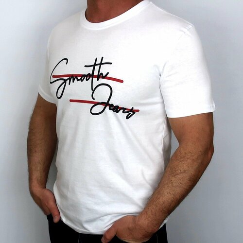 фото Футболка ower black, размер 54, белый