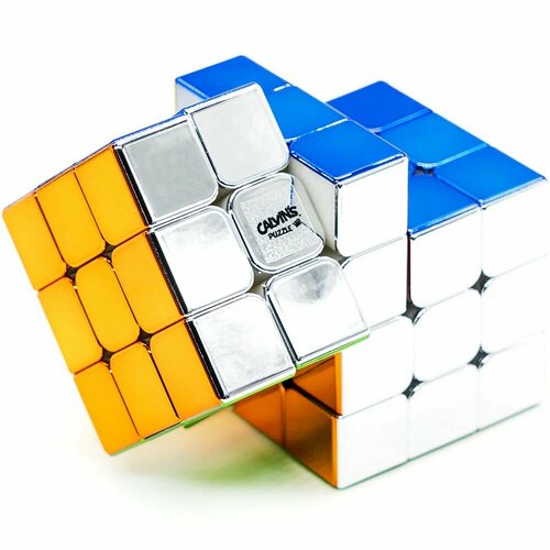 головоломка calvin s puzzle tomz constrained cube 270 цветной пластик кубик рубика Двойной Кубик рубика 3x3 Calvin's Puzzle Double Cube II Metallic