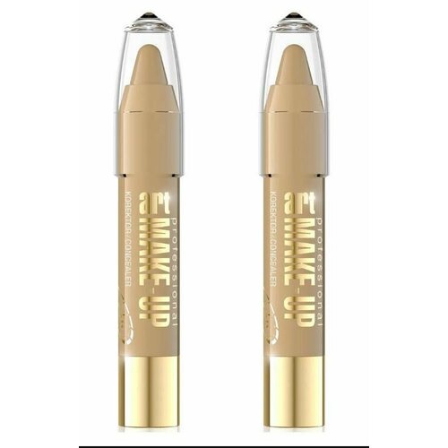 корректирующий карандаш art professional make up 4г green Eveline Cosmetics Корректирующий карандаш Art Professional Make-up Тон 2 Almond, 2 шт