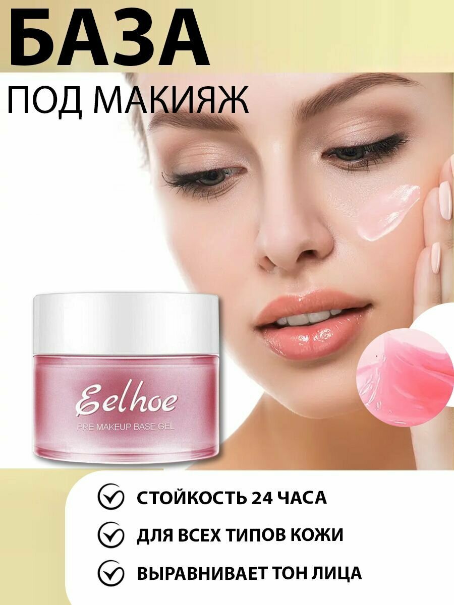 Разглаживающая основа-праймер под макияж Eelhoe PRE MAKEUP BASE GEL с эффектом сияния