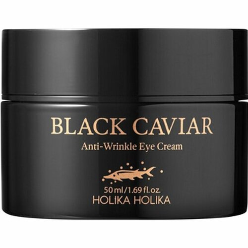 питательный крем лифтинг для области вокруг глаз holika holika black caviar 50 мл Питательный крем-лифтинг для области вокруг глаз Holika Holika с черной икрой, 50 мл