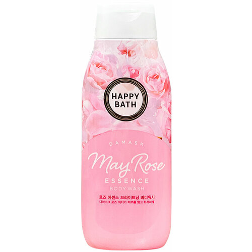 Happy Bath~Гель для душа с экстрактом розы~Rose Essence Body Wash