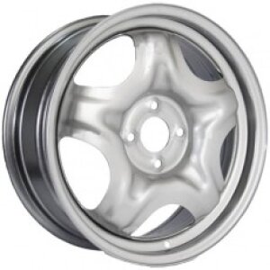 Стальной колесный диск ТЗСК Renault Sandero Stepway 6.5x16/4x100 D60.1 ET37 Серебро
