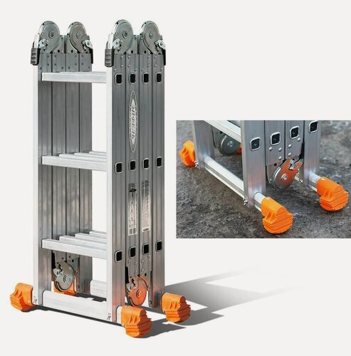 Изображение товара Лестница Трансформер Эйфель Тф 4Х3 Классик, Длина 3.6 М, Нагрузка 150 Кг.