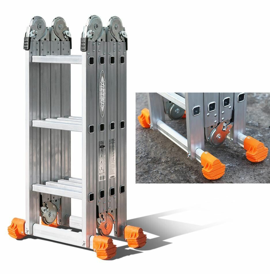 Лестница Трансформер Эйфель Тф 4Х3 Классик, Длина 3.6 М, Нагрузка 150 Кг.