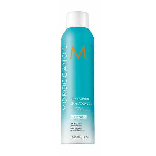 Сухой шампунь для светлых оттенков волос Moroccanoil Dry Shampoo Light Tones moroccanoil dry shampoo dark tones сухой шампунь для темных оттенков 205 мл