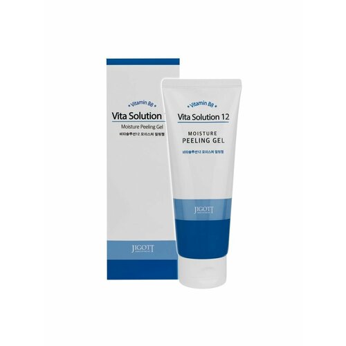 Гель для лица Vita Solution 12 Moisture Peeling Gel 180мл jigott увлажняющий пилинг гель для лица vita solution 12 moisture peeling gel 180 мл