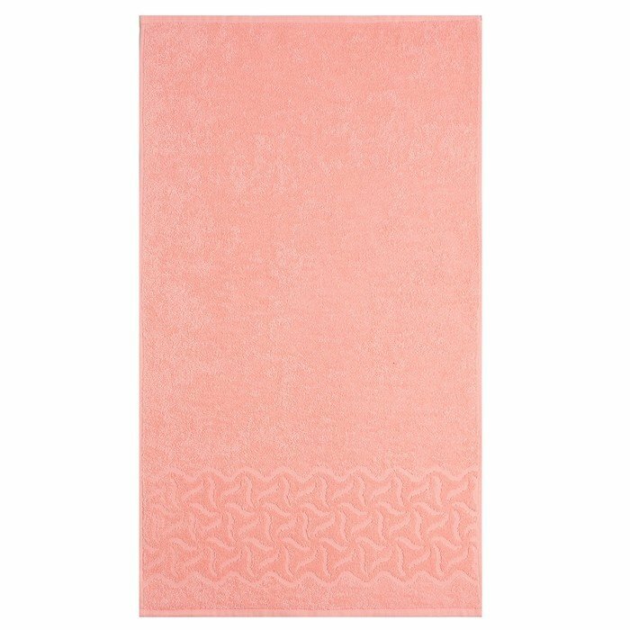 Полотенце махровое Радуга,70х130 см, цвет персик - фотография № 7