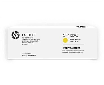 Контрактный картридж HP 410X лазерный желтый увеличенной емкости (5000 стр)