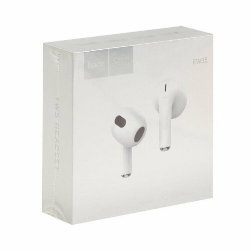 Наушники EW35 TWS беспроводные вкладыши BT53 30250 мАч микрофон белые 140800₽