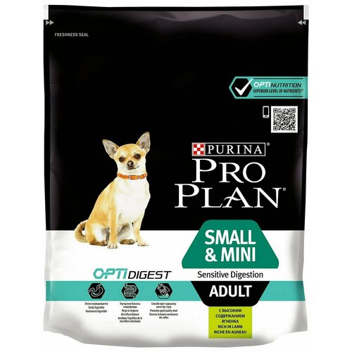 Pro Plan / Сухой корм для собак Pro Plan Optidigest Small&Mini Adult Sensitive Digestion для мелких пород для улучшения пищеварения с ягненком 700г 1 шт