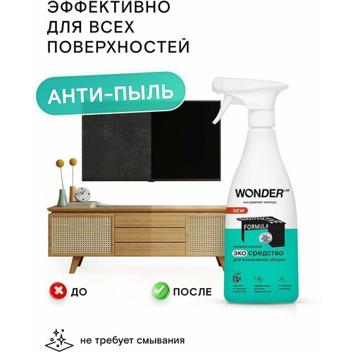 Wonder Lab / Чистящее средство для ежедневной уборки Wonder Lab Универсальное Эко для любых поверхностей 550мл 3 шт