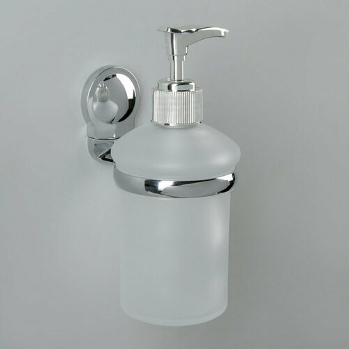 Дозатор для жидкого мыла настенный Accoona A11813, 200 мл, стекло, цвет хром (комплект из 2 шт)