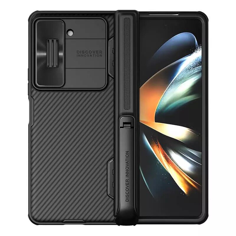 Противоударный чехол Nillkin CamShield Fold Case (с подставкой) для Samsung Galaxy Z Fold 5 5G зеленый