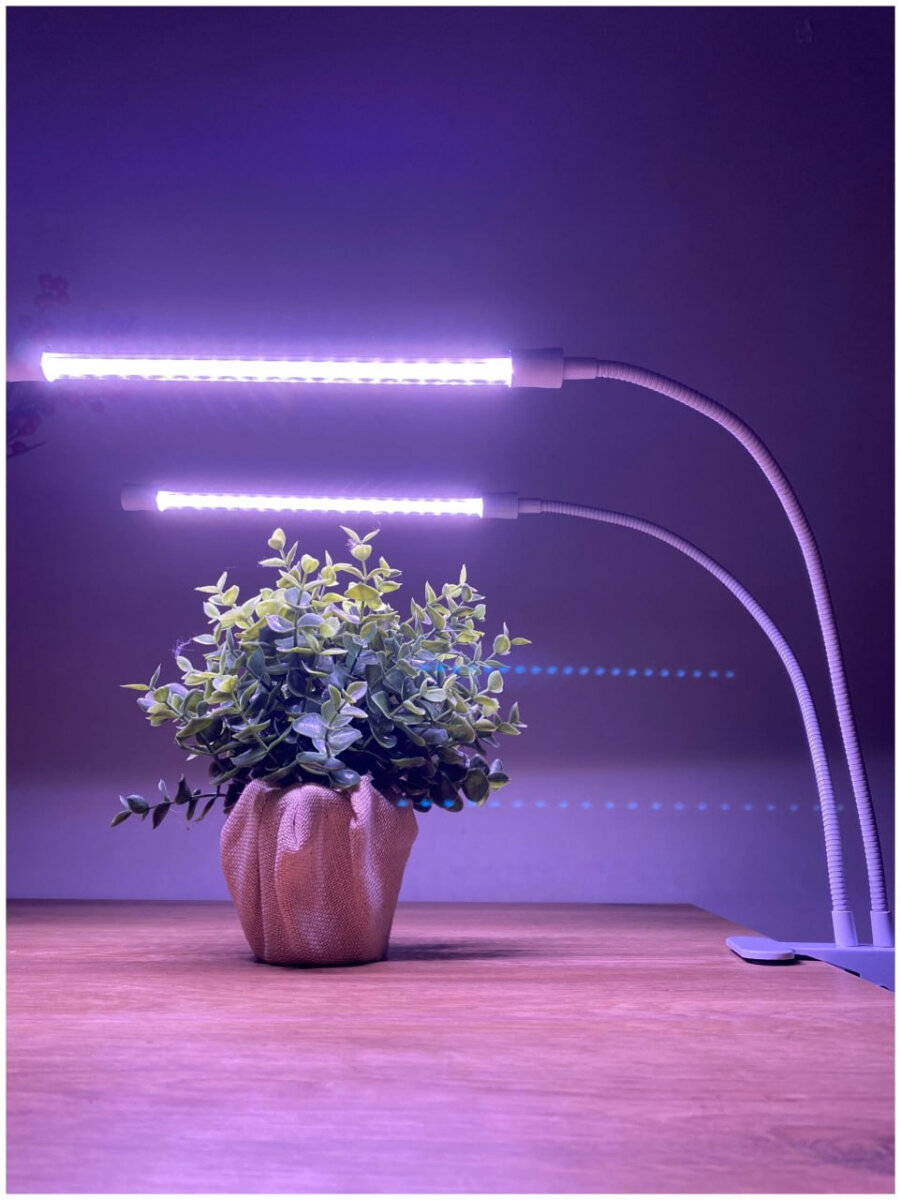 Фито Uniel Светильник-прищ. св/д для раст. 15W 15мкмоль/с таймер пласт. ULT-P33-15W/Sple/tm IP