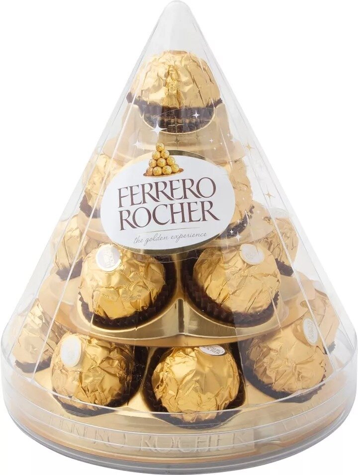 Конфеты Ferrero Rocher хрустящие из молочного шоколада 212.5г 1 шт