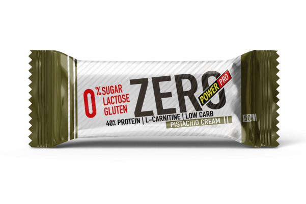 Power Pro Протеиновый батончик 40% ZERO 1 шт 50 гр (Power Pro) Фисташковый крем