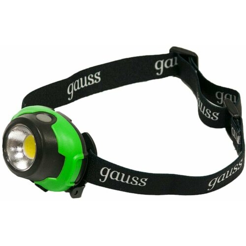 фото Фонарь налобный gauss gfl302 3w 120lm 3xaaa led х3шт