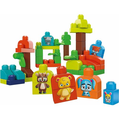 Mega Bloks / Набор игровой Mega Bloks Эко Лесные друзья 2 шт