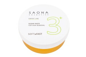 Паста для шугаринга №3+ Мягкая без разогрева (SOFT&FAST) SAONA Cosmetics Expert Line, 200 гр