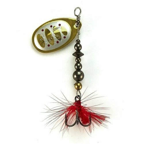 фото Блесна вращающаяся lucky john bonnie blade 02, 4.3 г, цвет 002 (комплект из 3 шт)