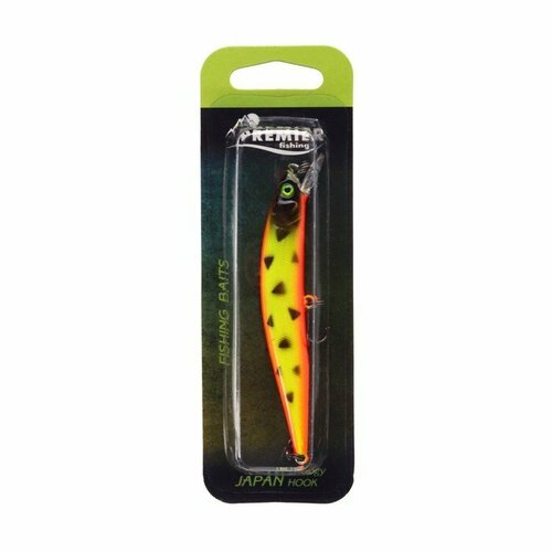 Воблер PREMIER Minnow-pro, 9 см, 8.3 г, минноу, плавающий (0.4-1.2 м), цвет 010 (PR-M90-010/1) (комплект из 4 шт)