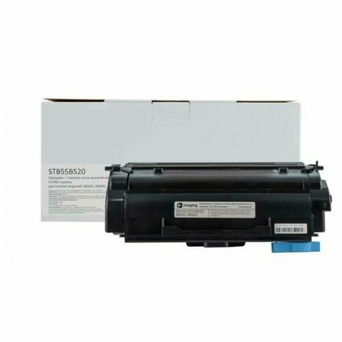 Совместимый картридж F+imaging STB55B520, черный картридж lexmark 55b4x0e 20000 черный