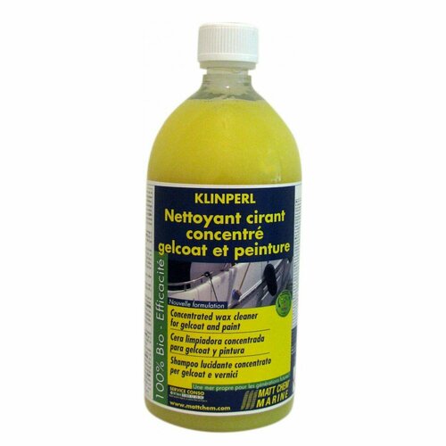 фото Шампунь для гелькоута и краски концентрированный с пчелиным воском klinperl mattchem 1литр mattchem marine
