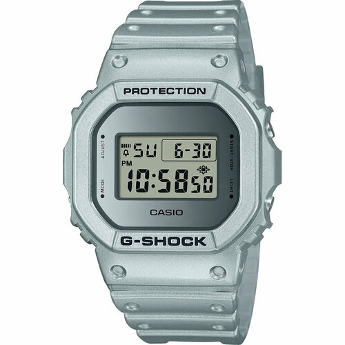 Наручные часы CASIO DW-5600FF-8, серый, серебряный наручные часы casio часы casio dw 5600ff 8 серый серебряный